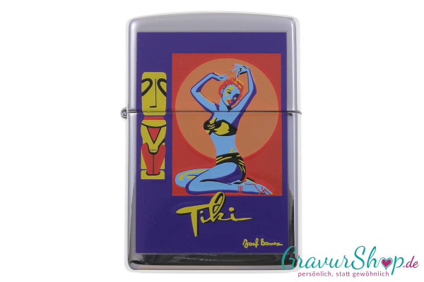 Zippo satiniert Design Druck * UL 13 HATE TO LOVE * mit Lasergravur