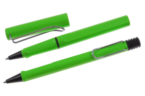 LAMY safari Schreibset Kuli-Tintenroller green mit Gravur