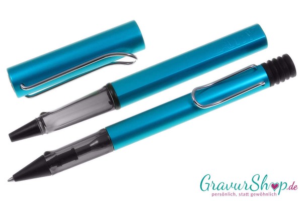 LAMY Al star Schreibset Turmaline Kuli Roller mit Gravur