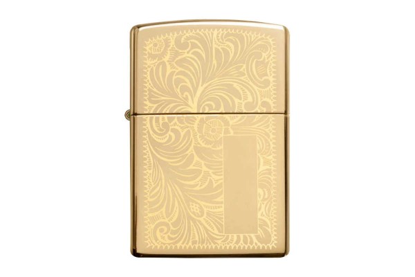 Zippo Venetian High Polish Brass mit Gravur Bild 1