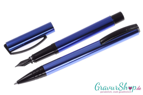 Online Vision Schreibset magic blue mit Gravur