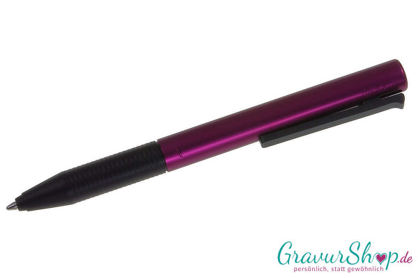 Lamy Tipo Rollerball black purple mit Gravur