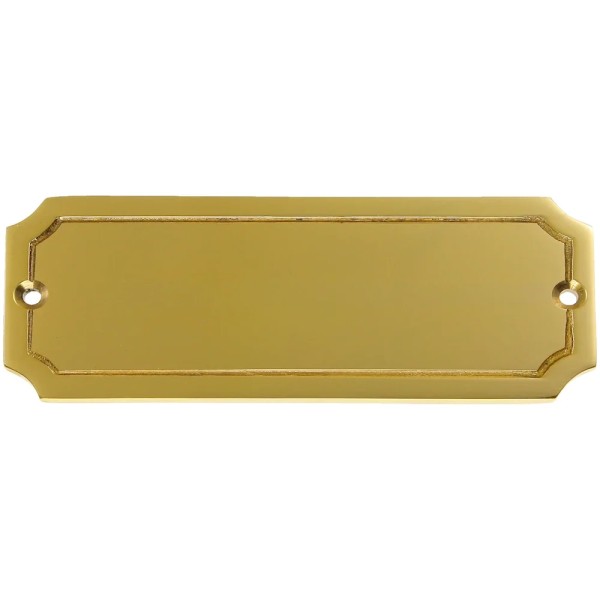 Messingschild 41 mit Gravur