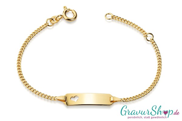 333/000 Gold Kinderarmband personalisieren