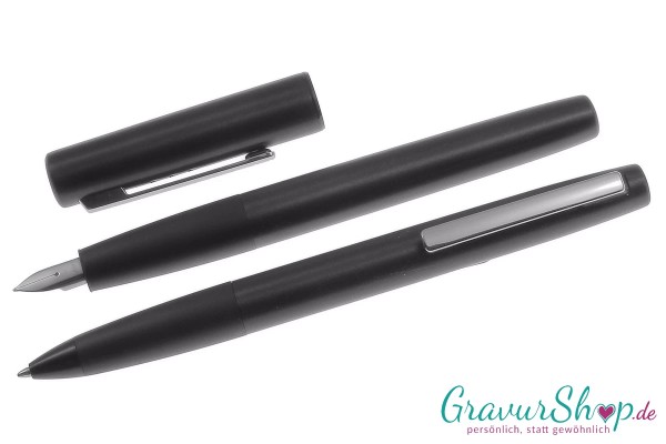 LAMY aion Schreibset schwarz mit Gravur