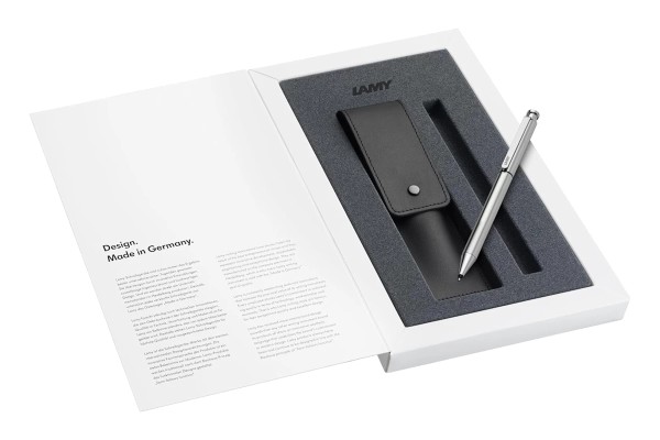 Lamy st Twin Pen im Geschenkset mit Lederetui mit Gravur