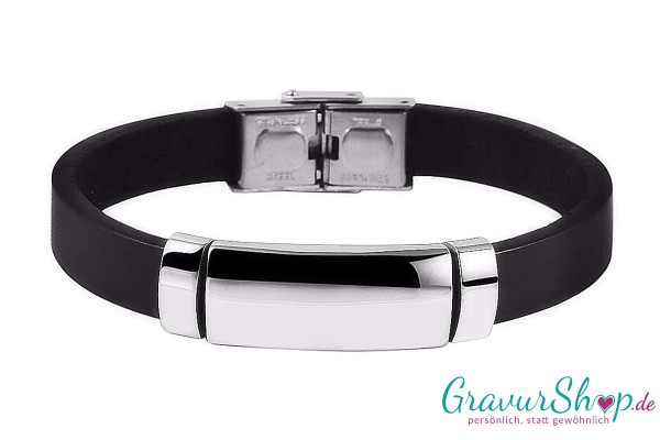 Lederarmband 36 mit Gravurplatte