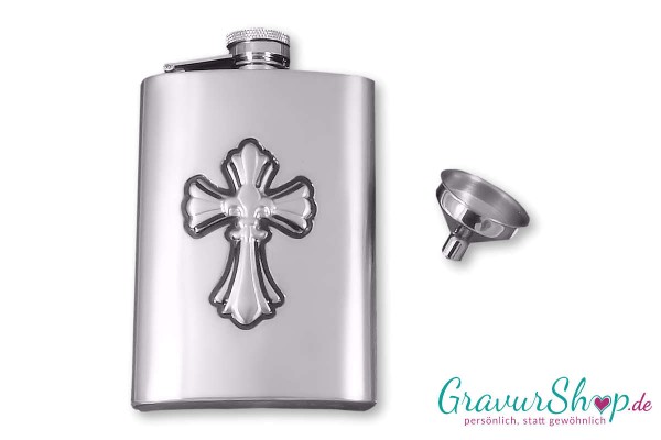 Flachmann 32 mit Gravur