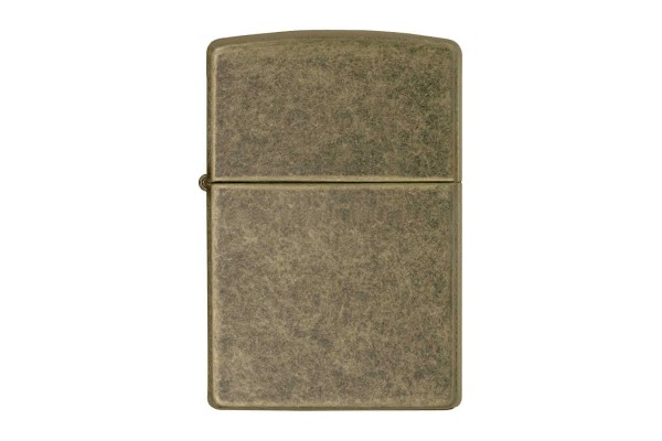 Zippo Antique Brass mit Gravur - Bild 1