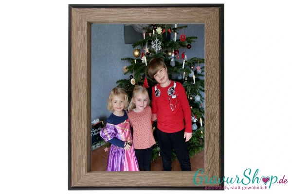 Bilderrahmen 10 mit Gravur hochformat