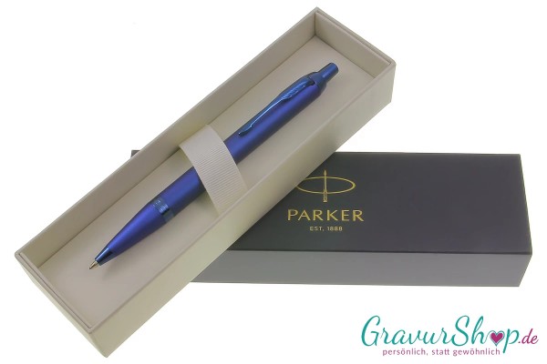 Parker IM Kugelschreiber monochrome blue in Geschenkbox