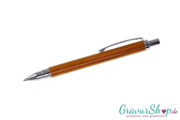 Online Mini Wood Pen Bamboo mit Gravur