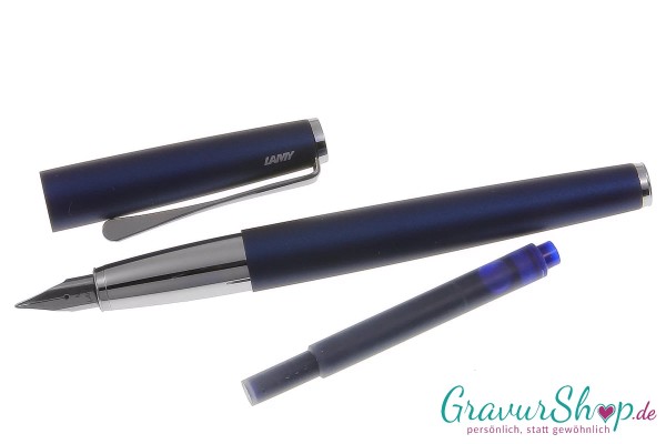 LAMY Füllhalter Studio imperialblue mit Gravur