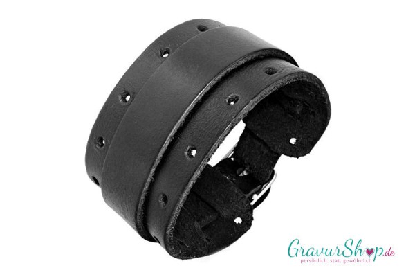 Lederarmband Nr. 12 mit Gravur