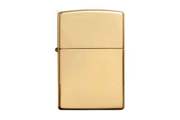 Zippo brass high polished mit Gravur - Bild 1