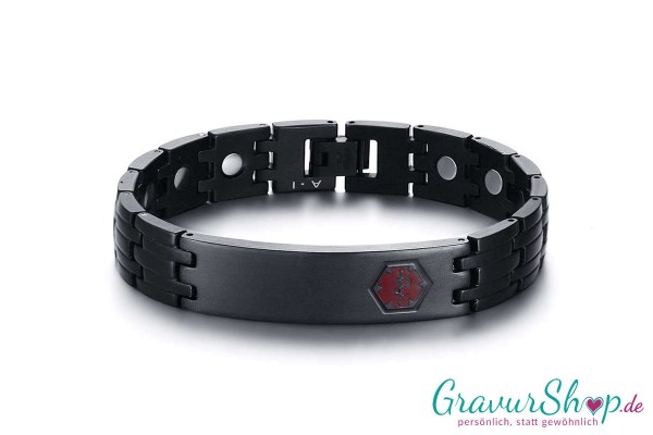 Notfallarmband 14 mit Gravur