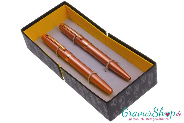 Online Eleganza Rosegold Schreibset mit Gravur