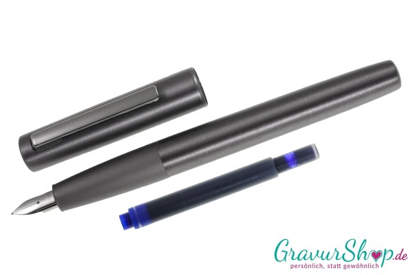 LAMY aion Füllhalter graphite mit Lasergravur