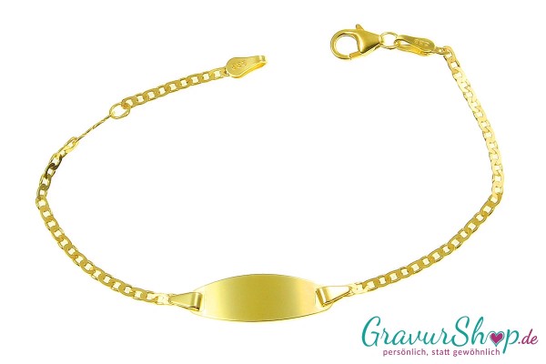 Gold Kinderarmband zum personalisieren