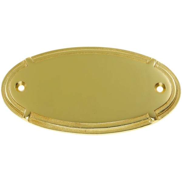 Guss Messingschild 102 mit Gravur