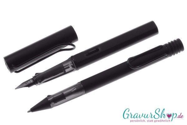 LAMY AL star Schreibset Füller-Kugelschreiber black mit Gravur