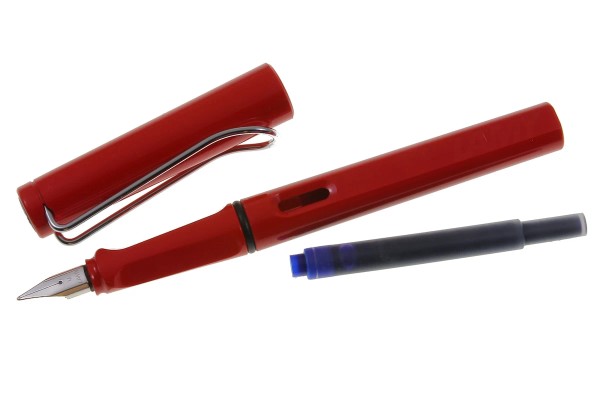 Lamy safari Füller Red mit persönlicher Gravur