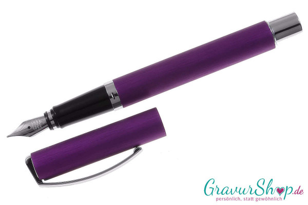Online Vision Classic Füller lilac mit Gravur