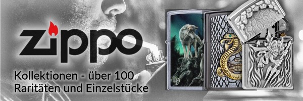 Zippo Feuerzeuge mit Gravur Kollektion