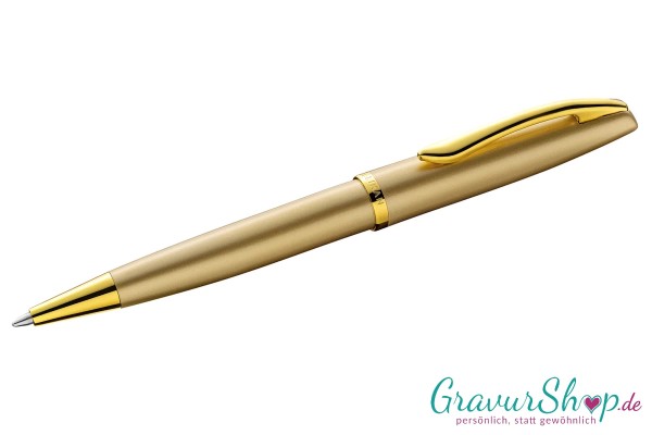 Pelikan Jazz Noble Elegance Kugelschreiber gold mit Gravur