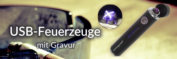 USB Feuerzeuge mit Gravur