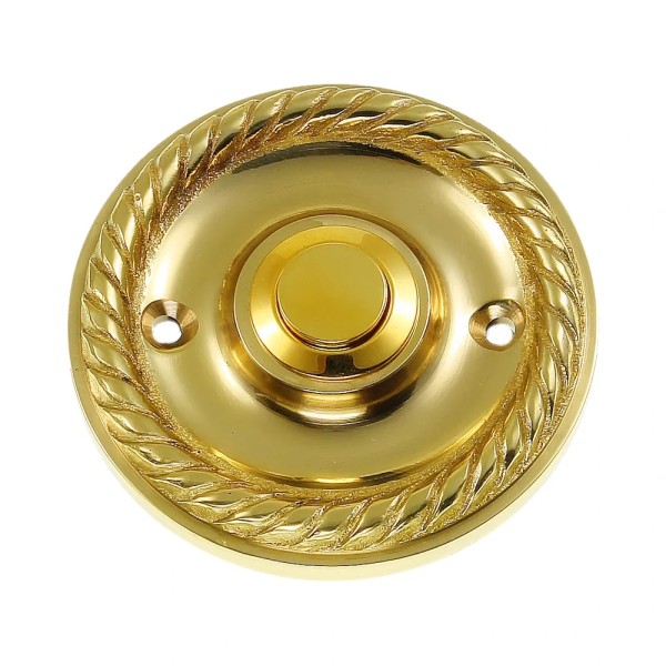 Messing Klingelrosette 03