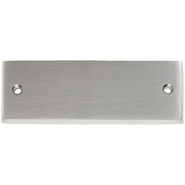 Messingschild 46 vernickelt mit Gravur