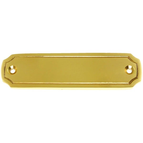 Guss Messingschild 96 mit Gravur