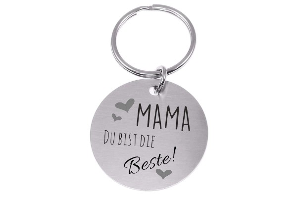 Schlüsselanhänger 61 Mama mit Gravur Style 1