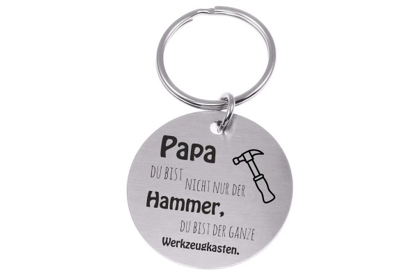 Schlüsselanhänger 61 Papa Style 6 mit Gravur