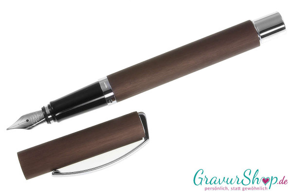 Online Vision Classic Füller cognac mit Gravur