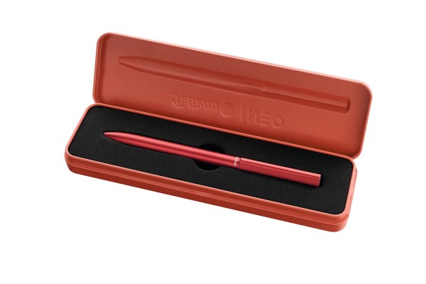 Pelikan Ineo Kugelschreiber Fiery Red mit Gravur im Etui