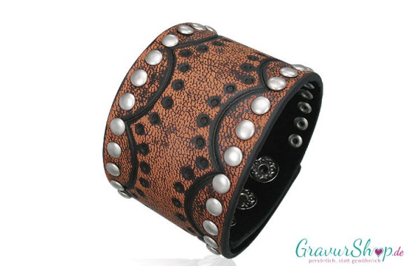 Lederarmband Nr. 08 mit Gravur