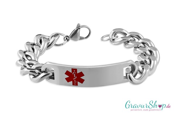 Notfallarmband 03 mit Gravur