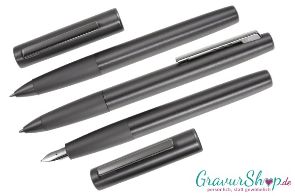LAMY aion Schreibset F+T+K graphite mit Lasergravur