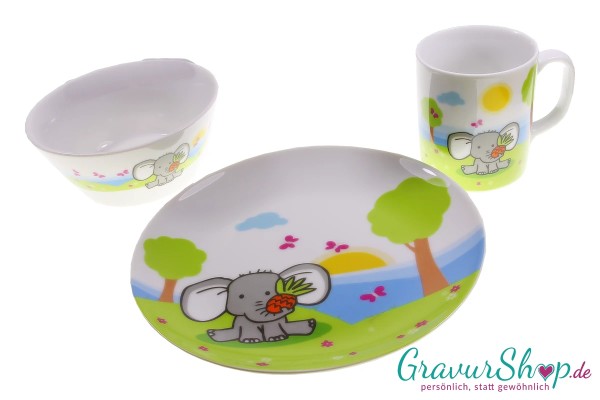 Kindergeschirr Elefant