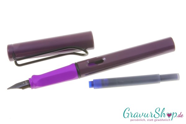 Lamy safari Füller violet blackberry mit persönlicher Gravur