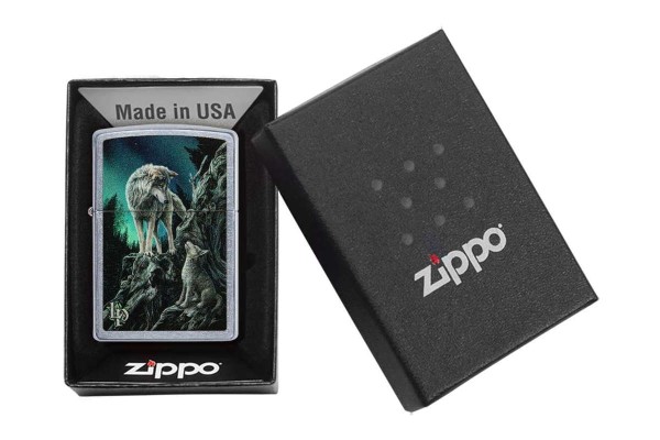 Zippo Street chrom Lisa Parker Collection mit Gravur