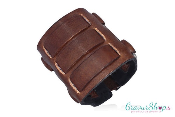 Lederarmband Nr. 10 mit Gravur