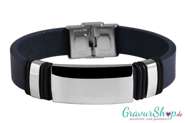 Lederarmband 27b mit Gravur