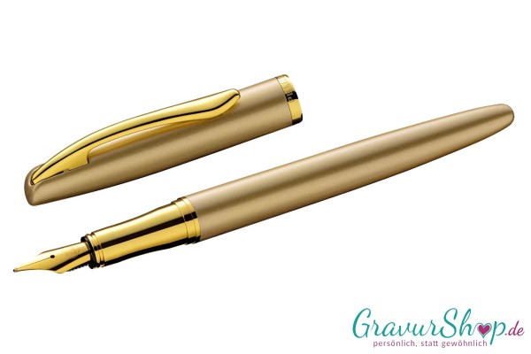 Pelikan Jazz Noble Elegance Füller gold mit Gravur