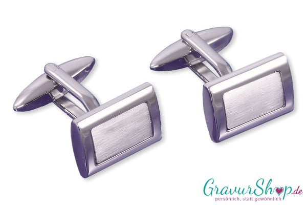 Personalisierte Manschettenknöpfe mit Gravur
