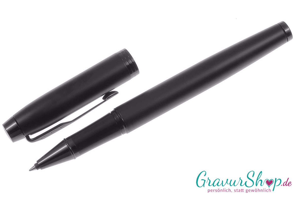 Kugelschreiber Kuli schwarz mit persönlicher Gravur 