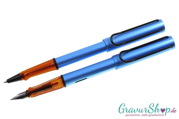 LAMY AL star Schreibset denim mit Gravur