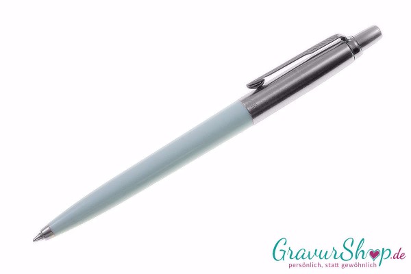 PARKER Kugelschreiber Jotter Pastell Blau mit Gravur